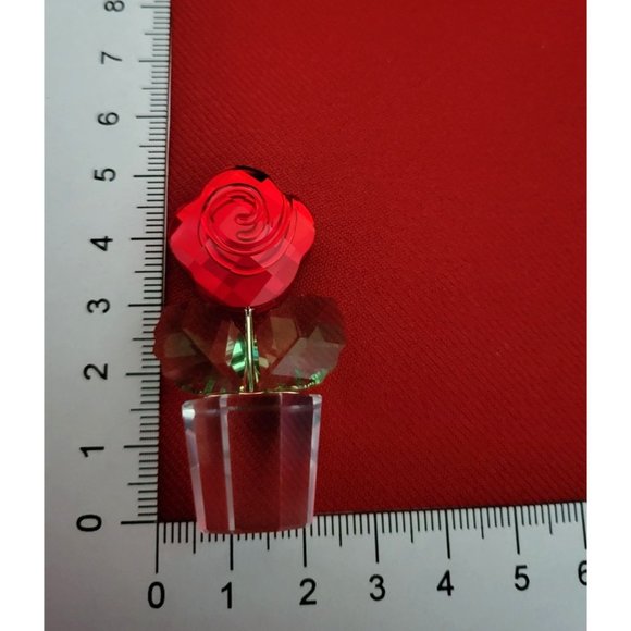 Swarowski Red Crystal Rose 866896 - Picture 11 of 12